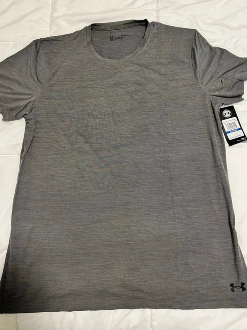 Under Armour Short-Sleeve Crew Tee — Grey